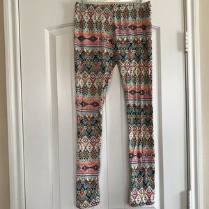 Aztec Print Leggings